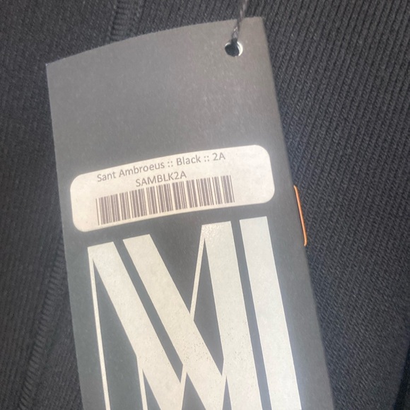 NWT MM LAFLEUR Sant Ambroeus Jardigan Open Cardigan in Black Size +2 - Picture 3 of 7